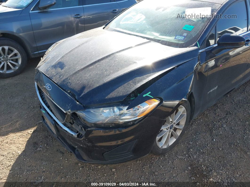 2019 Ford Fusion Hybrid Se Black vin: 3FA6P0LU9KR109022