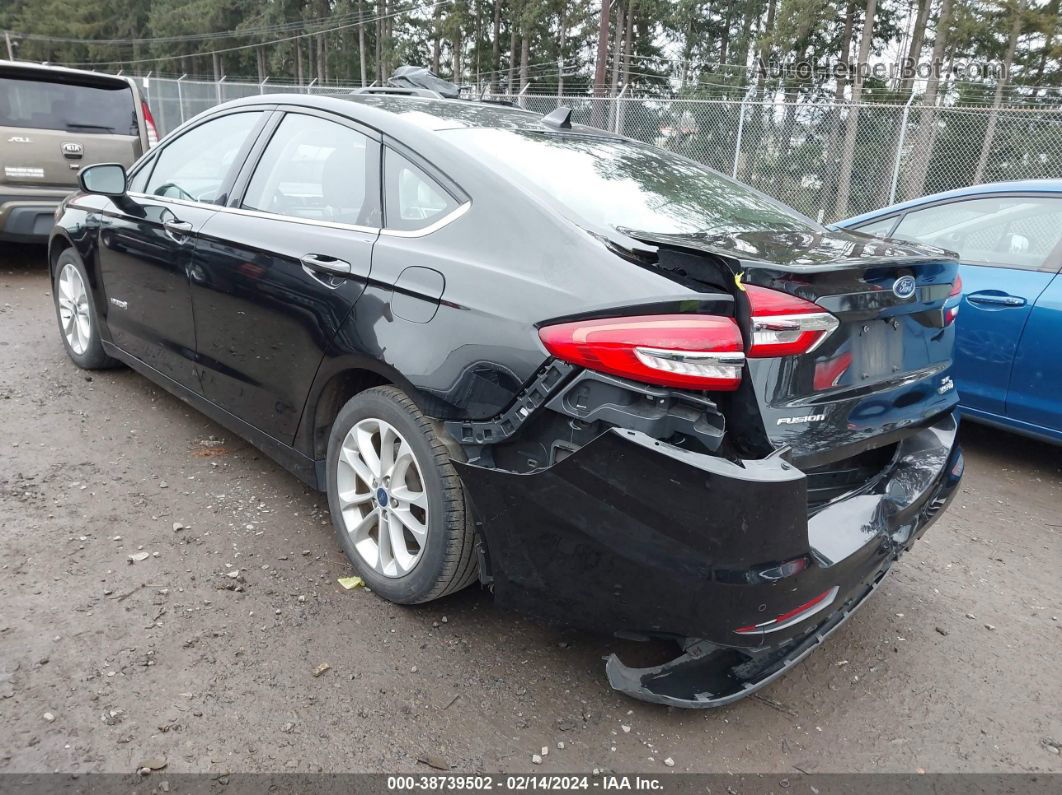 2019 Ford Fusion Hybrid Se Черный vin: 3FA6P0LU9KR136303