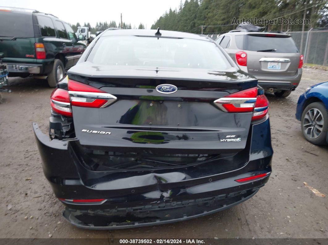 2019 Ford Fusion Hybrid Se Черный vin: 3FA6P0LU9KR136303