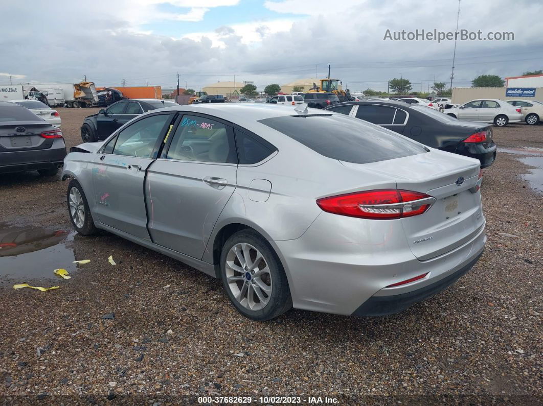 2019 Ford Fusion Hybrid Se Silver vin: 3FA6P0LU9KR141386