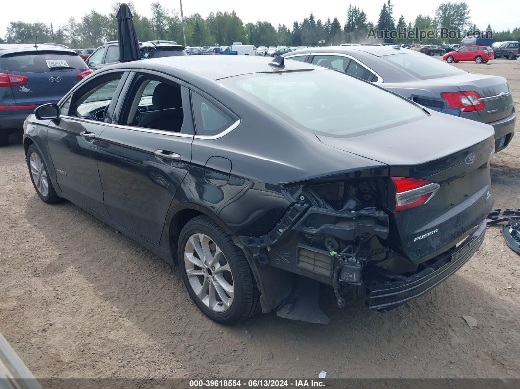 2019 Ford Fusion Hybrid Se Black vin: 3FA6P0LU9KR151769