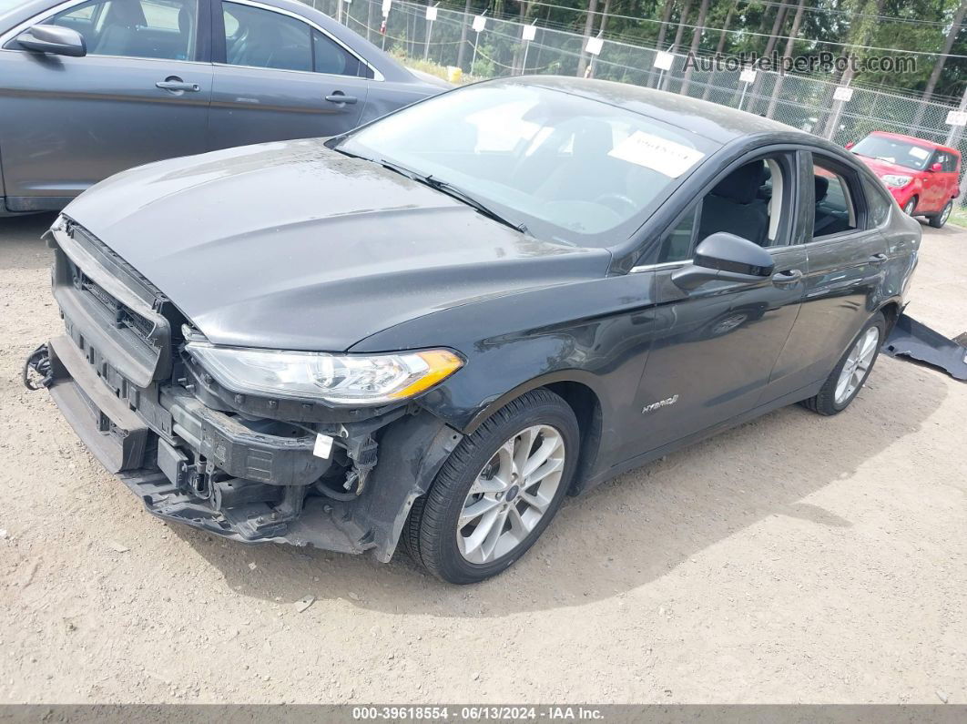 2019 Ford Fusion Hybrid Se Black vin: 3FA6P0LU9KR151769