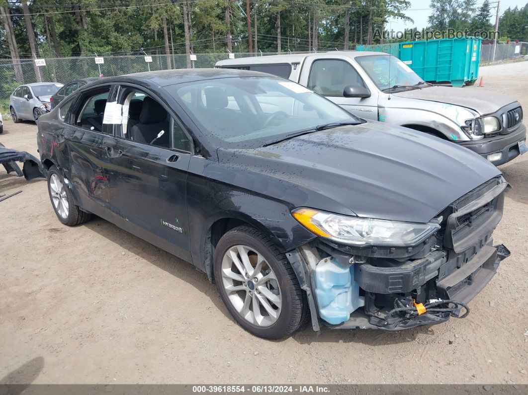 2019 Ford Fusion Hybrid Se Black vin: 3FA6P0LU9KR151769