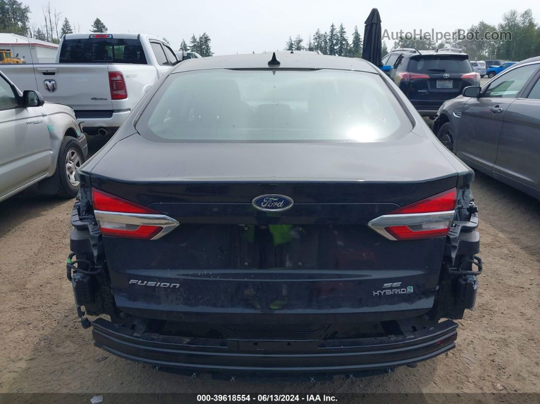 2019 Ford Fusion Hybrid Se Black vin: 3FA6P0LU9KR151769