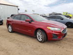 2019 Ford Fusion Se Red vin: 3FA6P0LU9KR154767