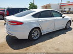 2019 Ford Fusion Hybrid Se White vin: 3FA6P0LU9KR188949