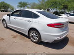 2019 Ford Fusion Hybrid Se White vin: 3FA6P0LU9KR188949