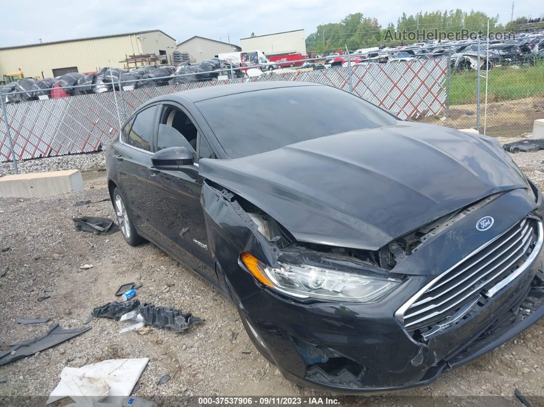 2019 Ford Fusion Hybrid Se Black vin: 3FA6P0LU9KR197294