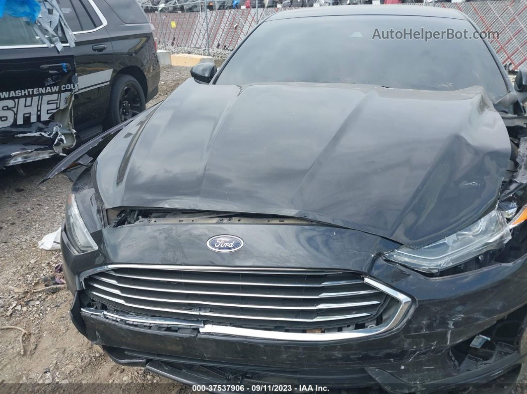 2019 Ford Fusion Hybrid Se Black vin: 3FA6P0LU9KR197294