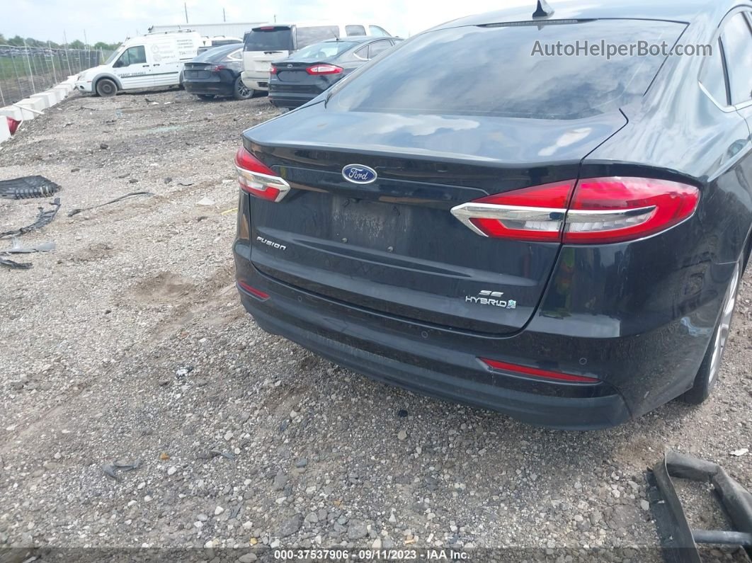 2019 Ford Fusion Hybrid Se Black vin: 3FA6P0LU9KR197294