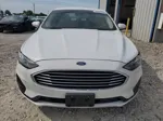 2019 Ford Fusion Se White vin: 3FA6P0LU9KR221108