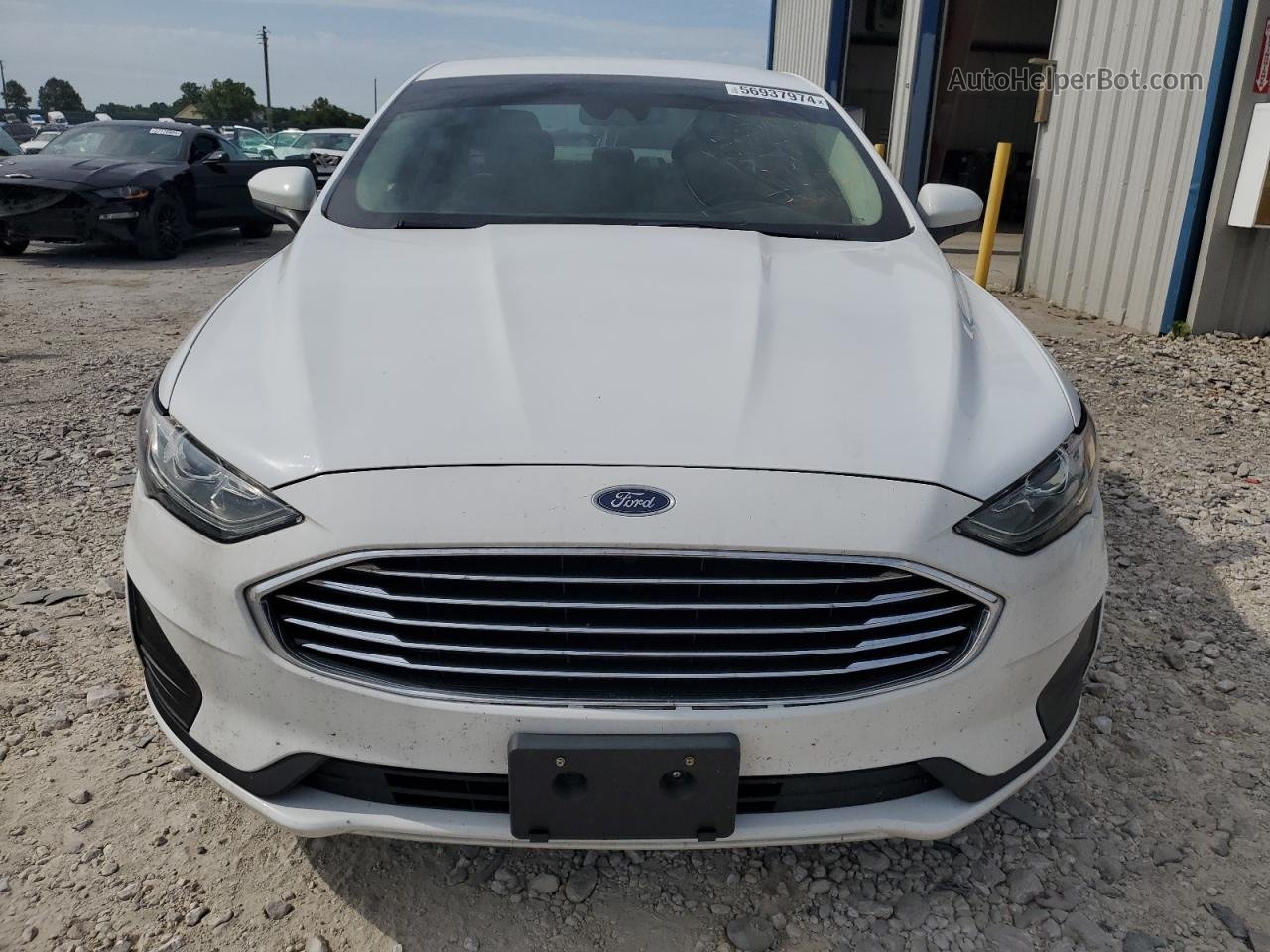 2019 Ford Fusion Se Белый vin: 3FA6P0LU9KR221108