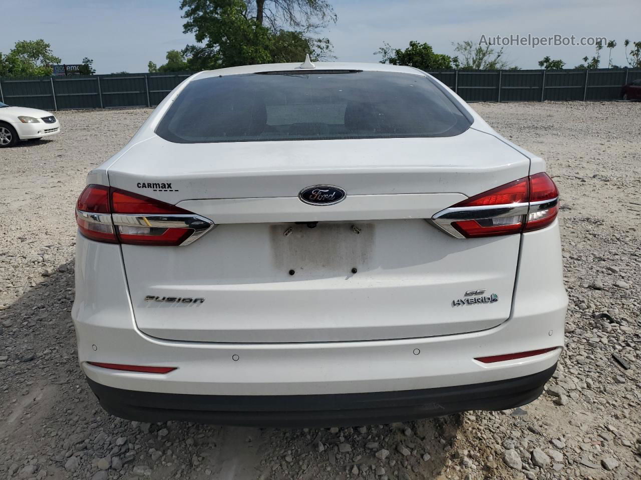 2019 Ford Fusion Se Белый vin: 3FA6P0LU9KR221108