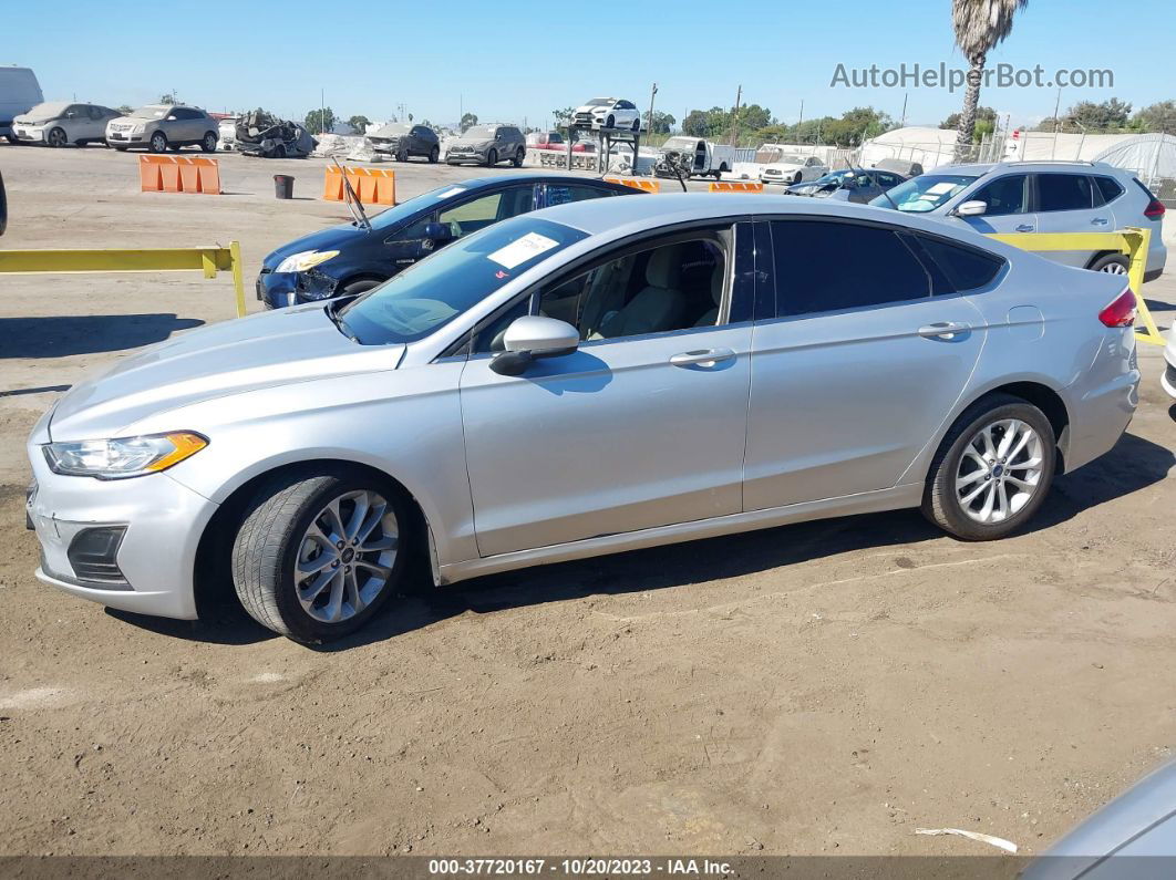 2019 Ford Fusion Hybrid Se Silver vin: 3FA6P0LU9KR241956