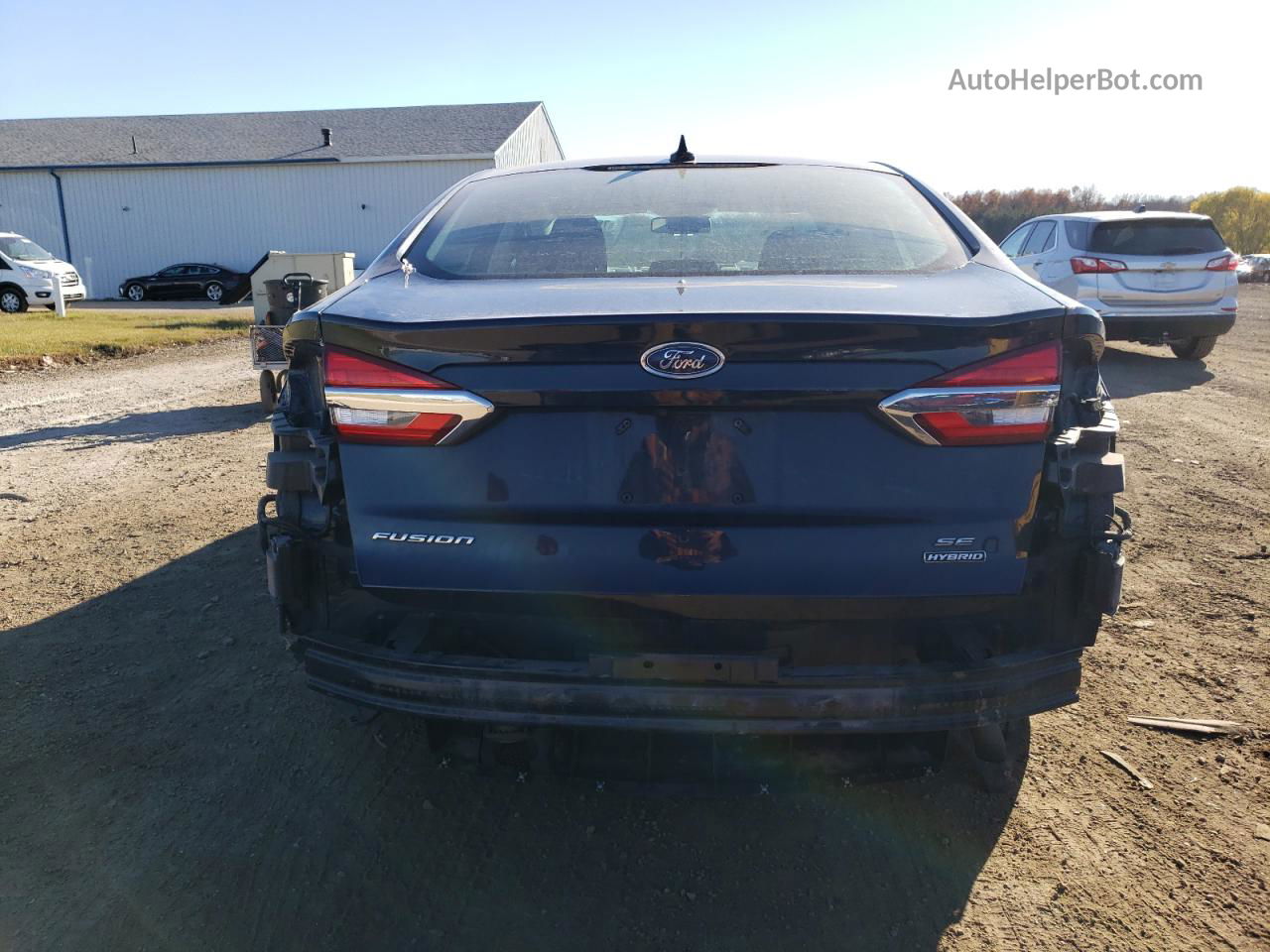 2020 Ford Fusion Se Blue vin: 3FA6P0LU9LR163518