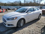 2013 Ford Fusion Se Hybrid White vin: 3FA6P0LUXDR382120