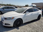 2016 Ford Fusion Se Hybrid White vin: 3FA6P0LUXGR203868