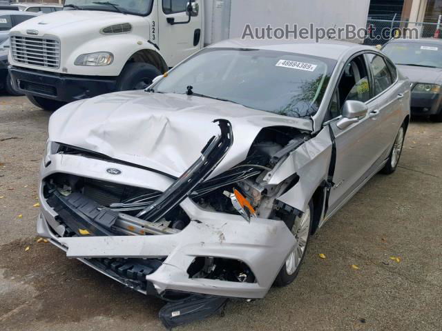 2016 Ford Fusion Se Hybrid Silver vin: 3FA6P0LUXGR397589