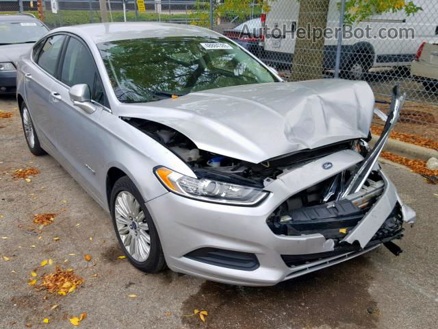 2016 Ford Fusion Se Hybrid Silver vin: 3FA6P0LUXGR397589