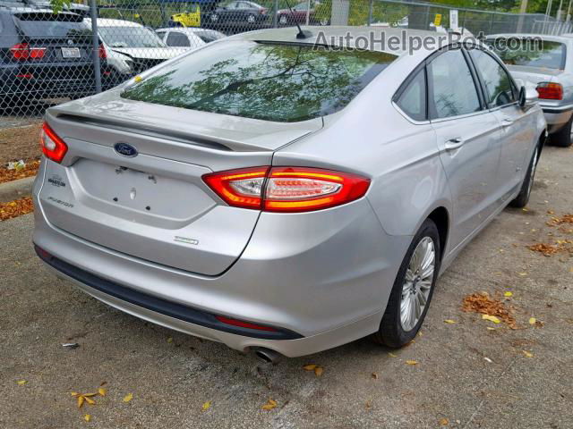 2016 Ford Fusion Se Hybrid Silver vin: 3FA6P0LUXGR397589