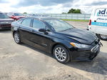 2017 Ford Fusion Se Hybrid Black vin: 3FA6P0LUXHR158464