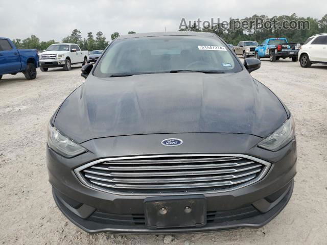 2017 Ford Fusion Se Hybrid Gray vin: 3FA6P0LUXHR265353