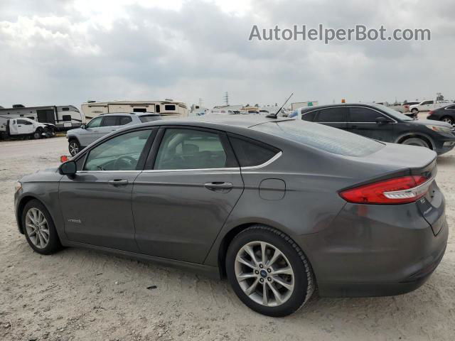 2017 Ford Fusion Se Hybrid Серый vin: 3FA6P0LUXHR265353