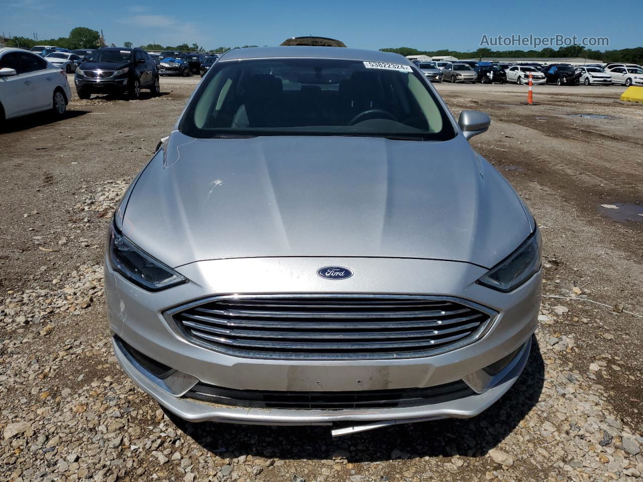 2018 Ford Fusion Se Hybrid Серебряный vin: 3FA6P0LUXJR175979