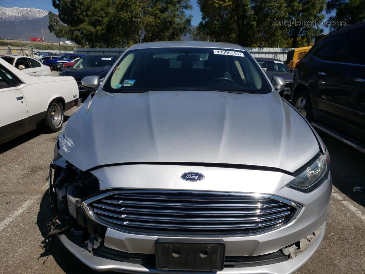 2018 Ford Fusion Se Hybrid Silver vin: 3FA6P0LUXJR281235