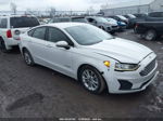 2019 Ford Fusion Hybrid Se White vin: 3FA6P0LUXKR110356