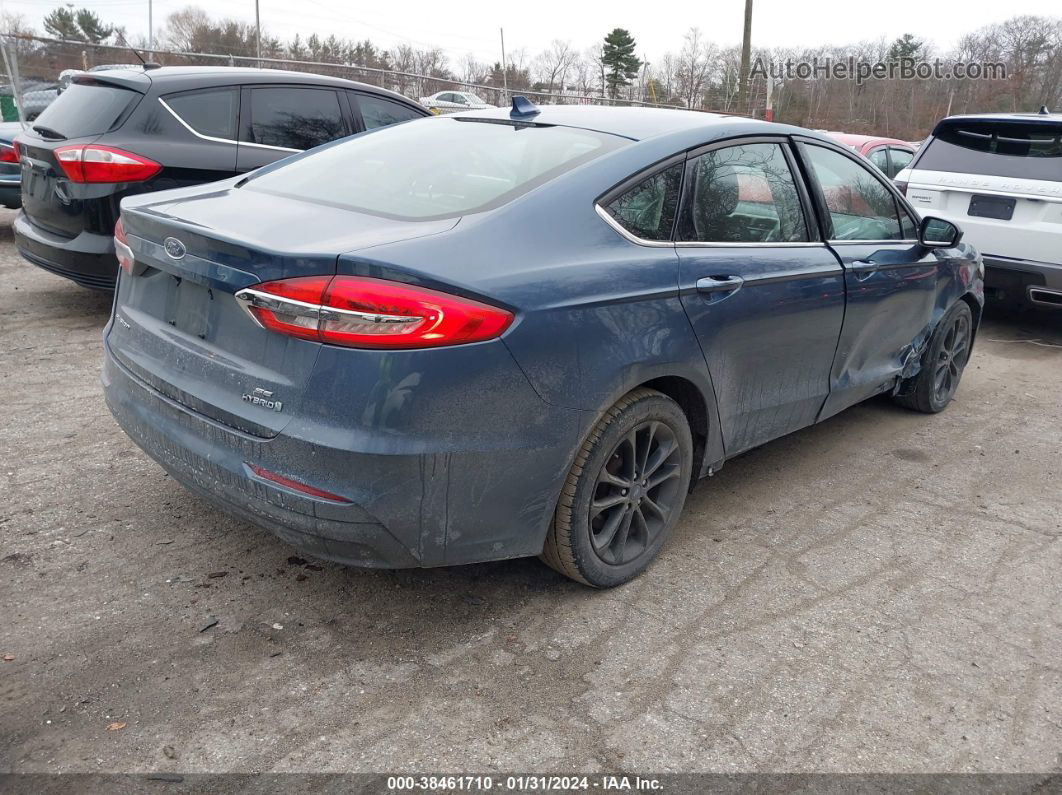 2019 Ford Fusion Hybrid Se Синий vin: 3FA6P0LUXKR125374