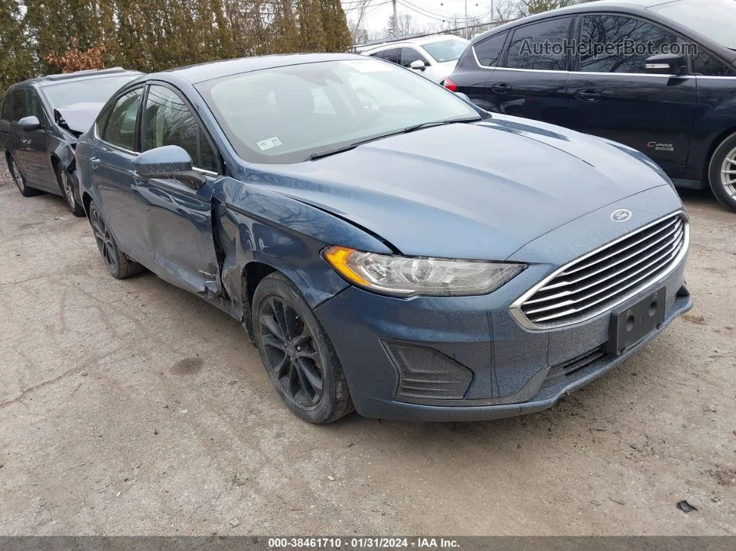 2019 Ford Fusion Hybrid Se Blue vin: 3FA6P0LUXKR125374