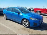 2019 Ford Fusion Hybrid Se Blue vin: 3FA6P0LUXKR135919