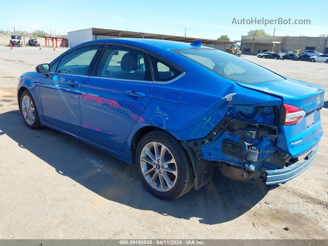 2019 Ford Fusion Hybrid Se Blue vin: 3FA6P0LUXKR135919