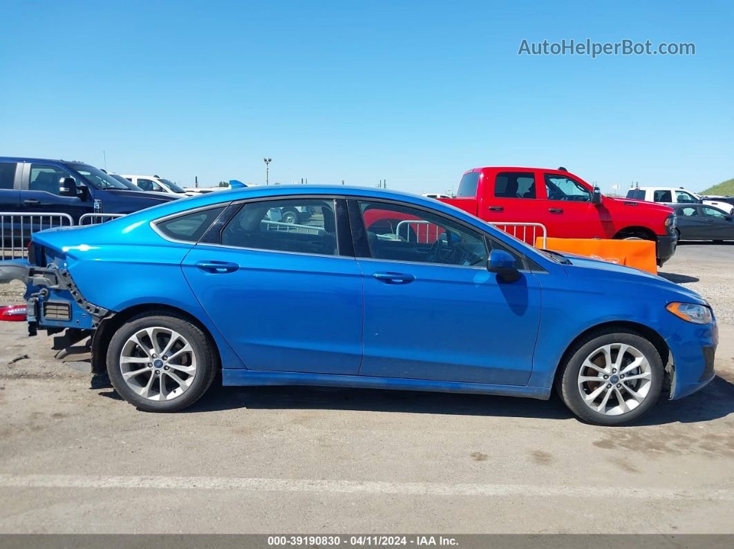 2019 Ford Fusion Hybrid Se Blue vin: 3FA6P0LUXKR135919