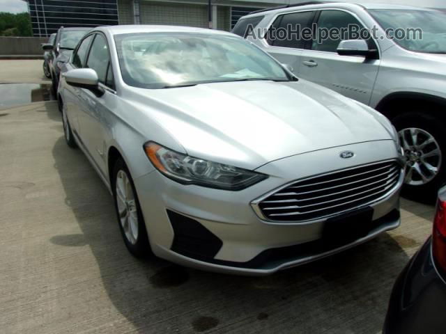 2019 Ford Fusion Hybrid Se Silver vin: 3FA6P0LUXKR157919