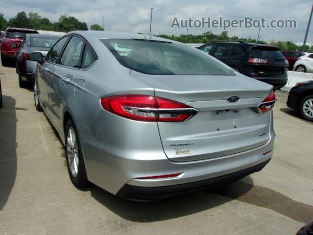 2019 Ford Fusion Hybrid Se Silver vin: 3FA6P0LUXKR157919