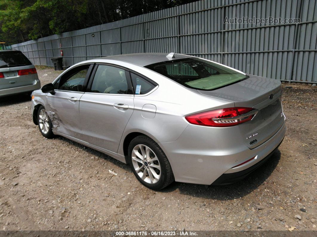 2019 Ford Fusion Hybrid Se Silver vin: 3FA6P0LUXKR157953