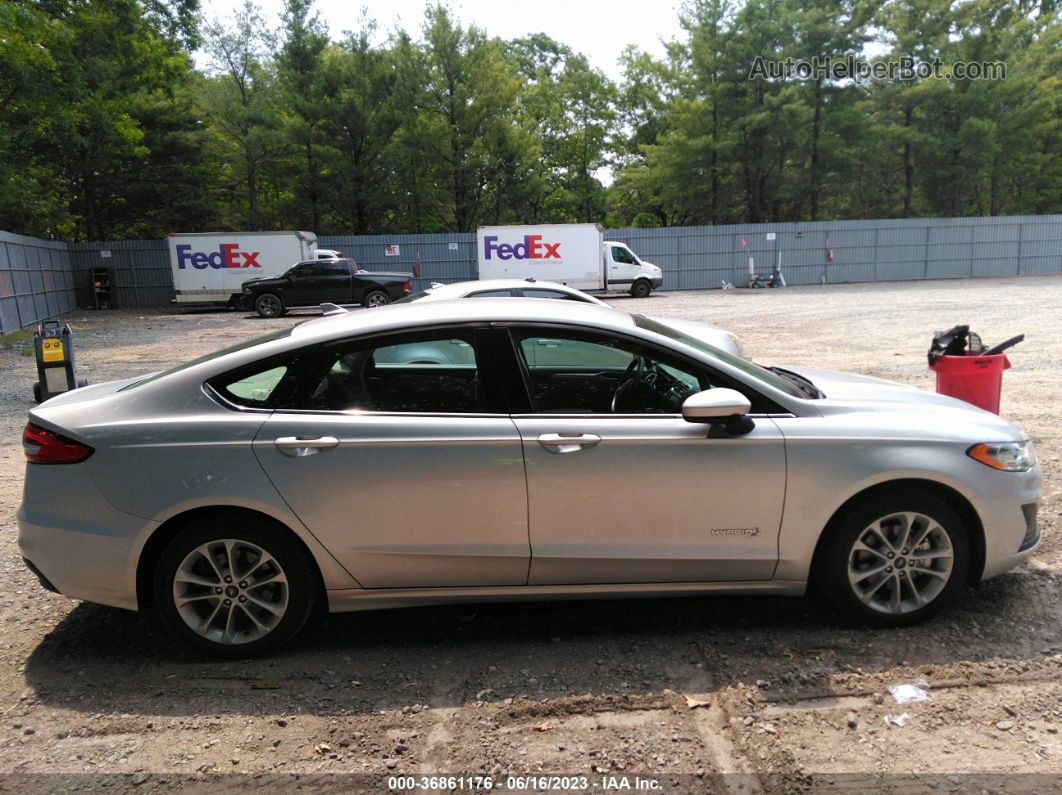 2019 Ford Fusion Hybrid Se Silver vin: 3FA6P0LUXKR157953