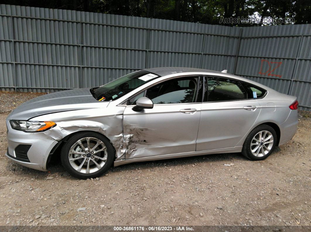 2019 Ford Fusion Hybrid Se Silver vin: 3FA6P0LUXKR157953