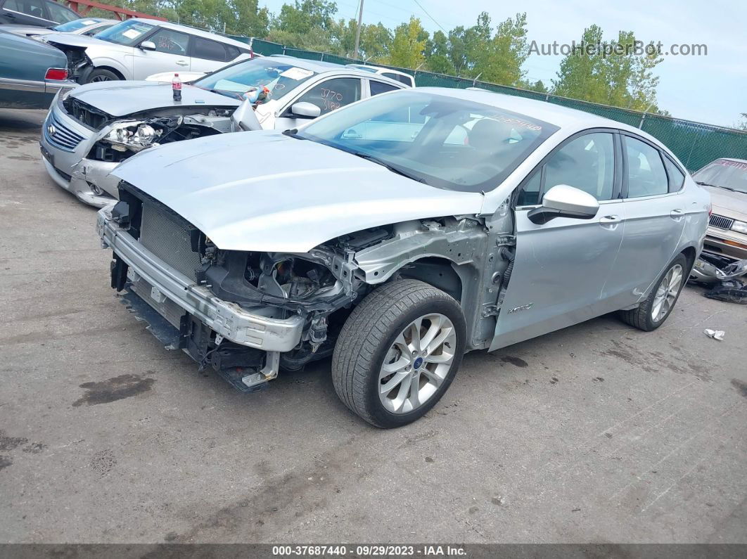 2019 Ford Fusion Hybrid Se Silver vin: 3FA6P0LUXKR165678