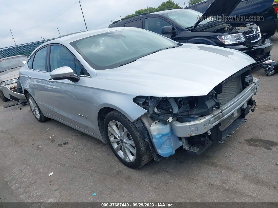 2019 Ford Fusion Hybrid Se Silver vin: 3FA6P0LUXKR165678