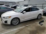 2019 Ford Fusion Se White vin: 3FA6P0LUXKR179368