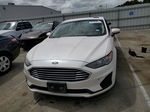 2019 Ford Fusion Se White vin: 3FA6P0LUXKR179368