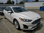 2019 Ford Fusion Se White vin: 3FA6P0LUXKR179368