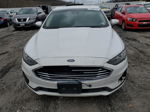 2019 Ford Fusion Se White vin: 3FA6P0LUXKR180844