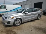 2019 Ford Fusion Se Silver vin: 3FA6P0LUXKR188037