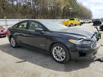 2019 Ford Fusion Se Черный vin: 3FA6P0LUXKR240606