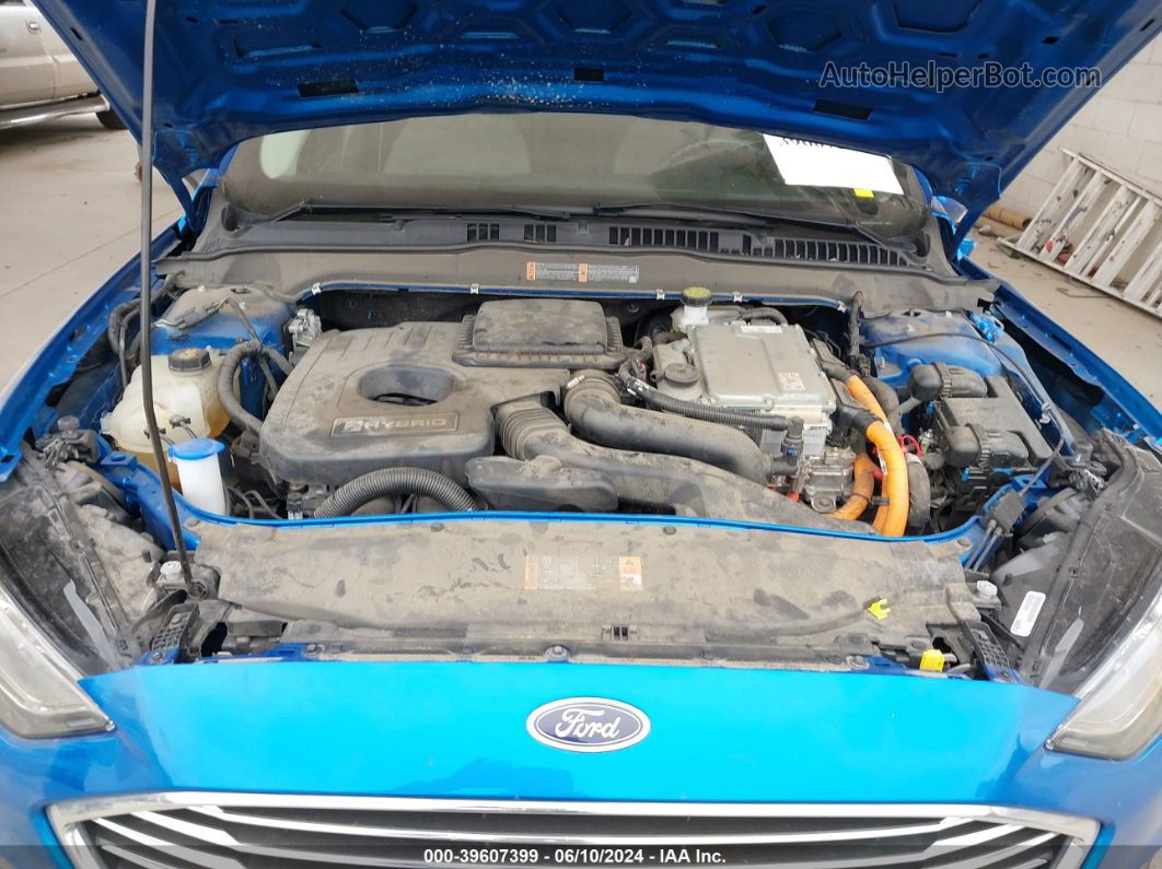 2020 Ford Fusion Hybrid Se Blue vin: 3FA6P0LUXLR251137