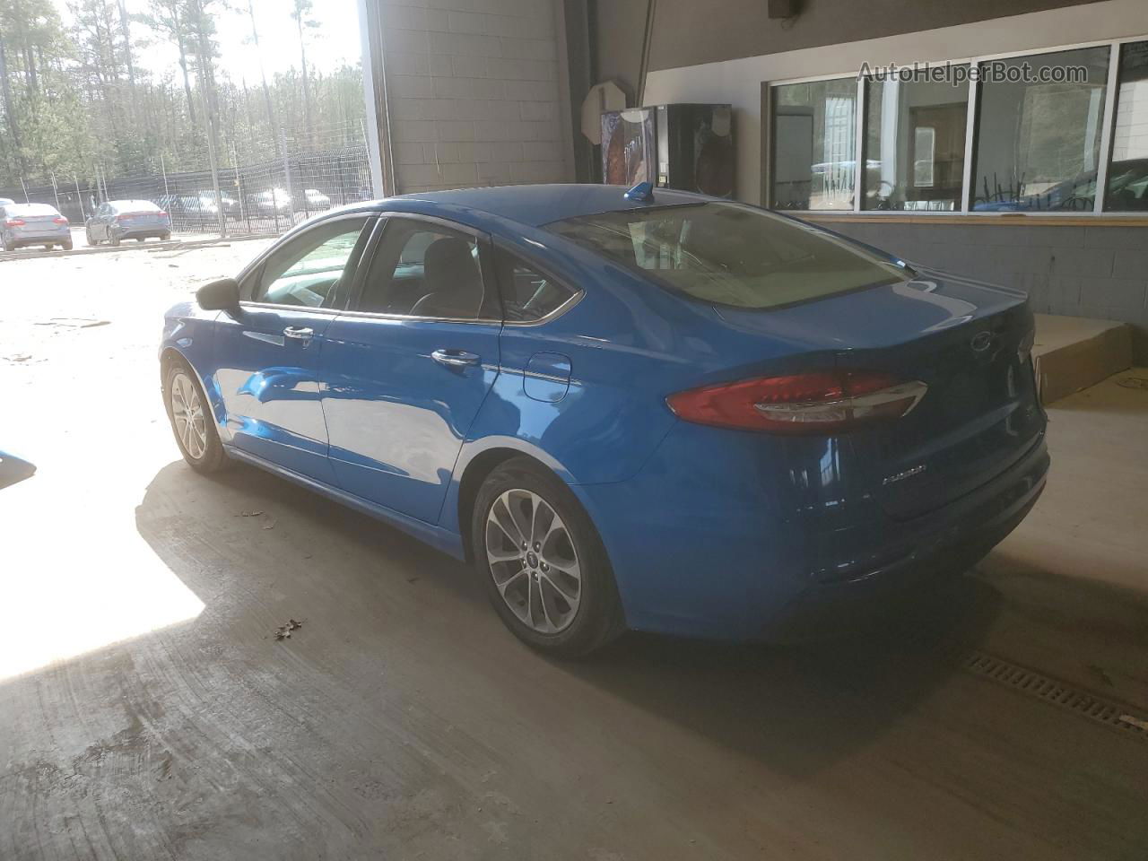 2020 Ford Fusion Sel Blue vin: 3FA6P0MU1LR236332